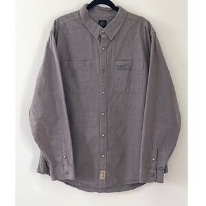 Harley-Davidson Black Label Long Sleeve Heavyweight Shirt Gray 2XL EUC‎